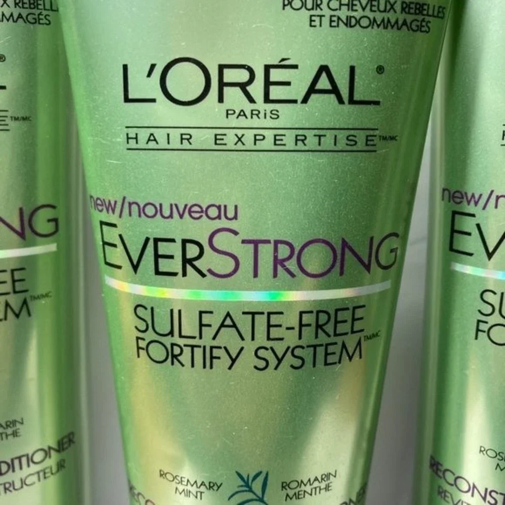 L'oreal Ever Strong Reconstruct Conditioner 6 Bottles DISCONTINUED Sulfate Free - Picture 3 of 13